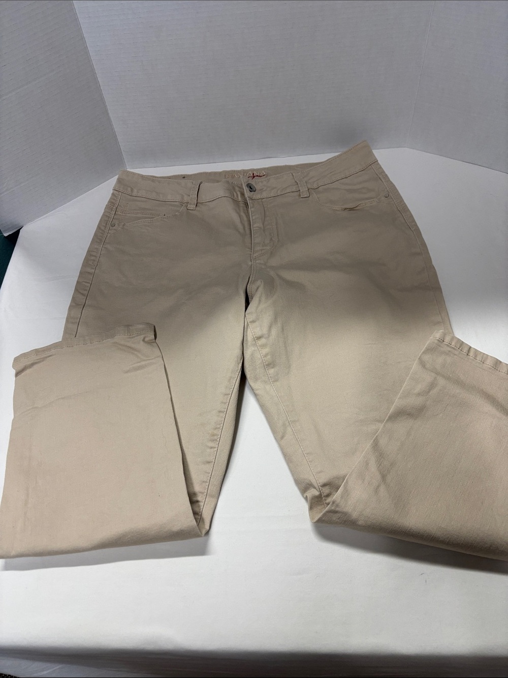 Beige Women’s Capris - Classic Stretch Fit